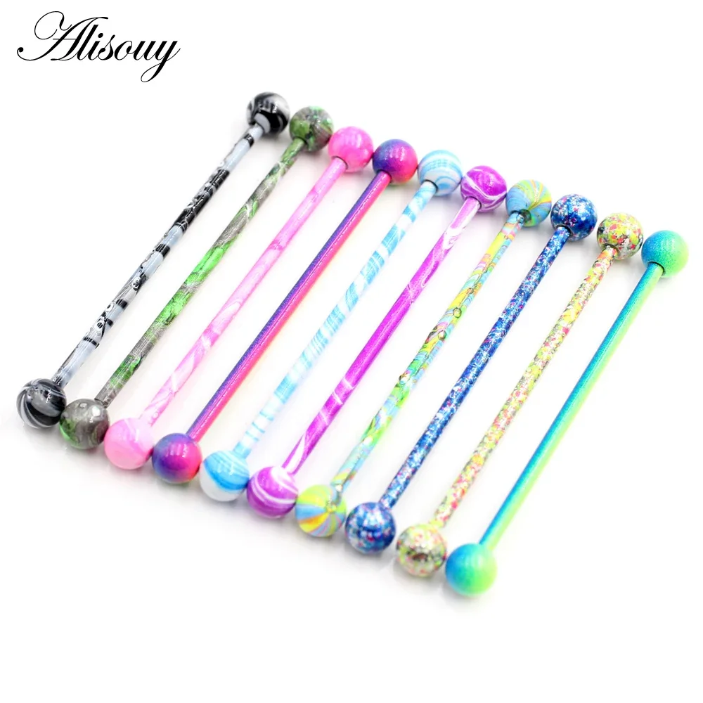 Alisouy 2PC Long Straight Stai - đánh giá và giá Industrial Barbell Long