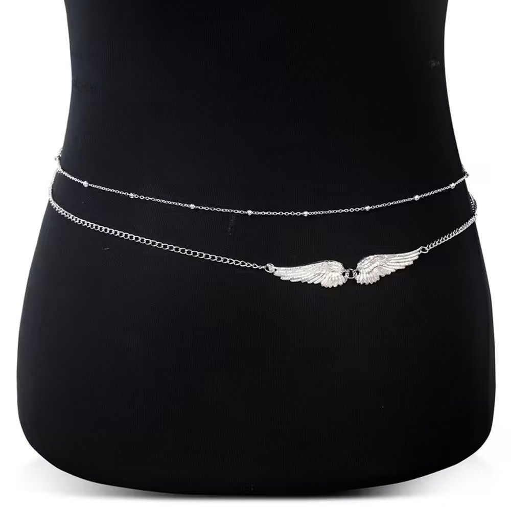 Gift Elegant Double Layer Wing - đánh giá và giá Body Jewelry Outfit