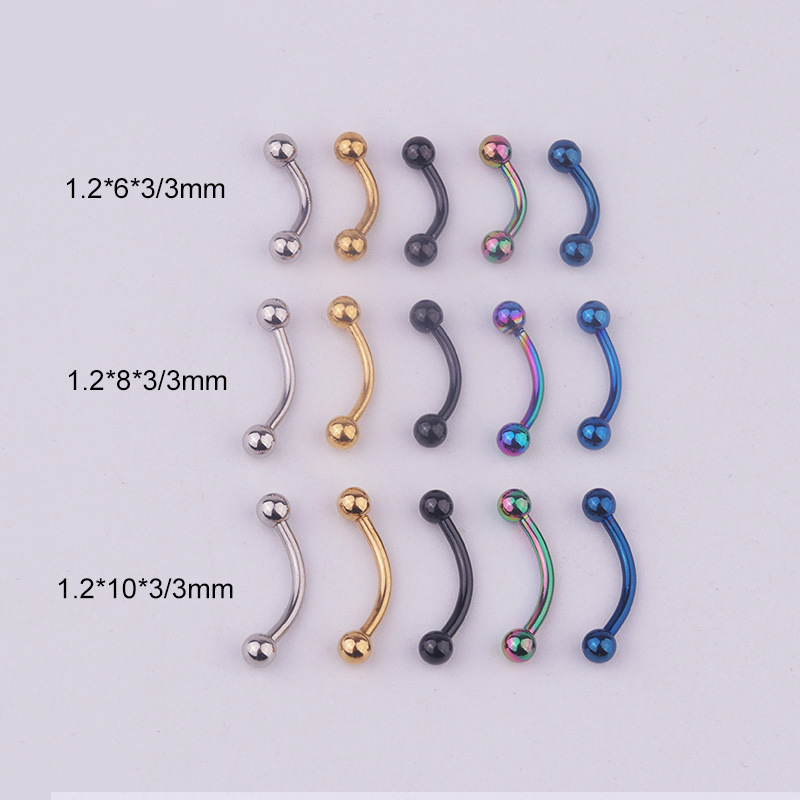 5pcs/lot 16G 316L Stainless St - đánh giá và giá Body Jewelry Lot