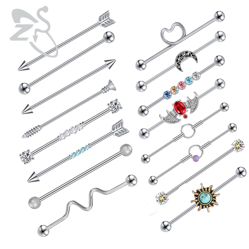 ZS 1 Phẫu Thuật Thép Không Gỉ  - đánh giá và giá Body Jewelry Surgical Steel
