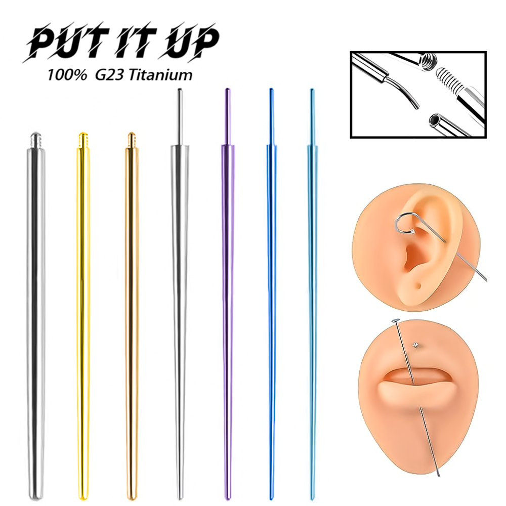 PUTITUP 10-Piece Set Of F136 T - đánh giá và giá Body Jewelry Implant Grade Titanium