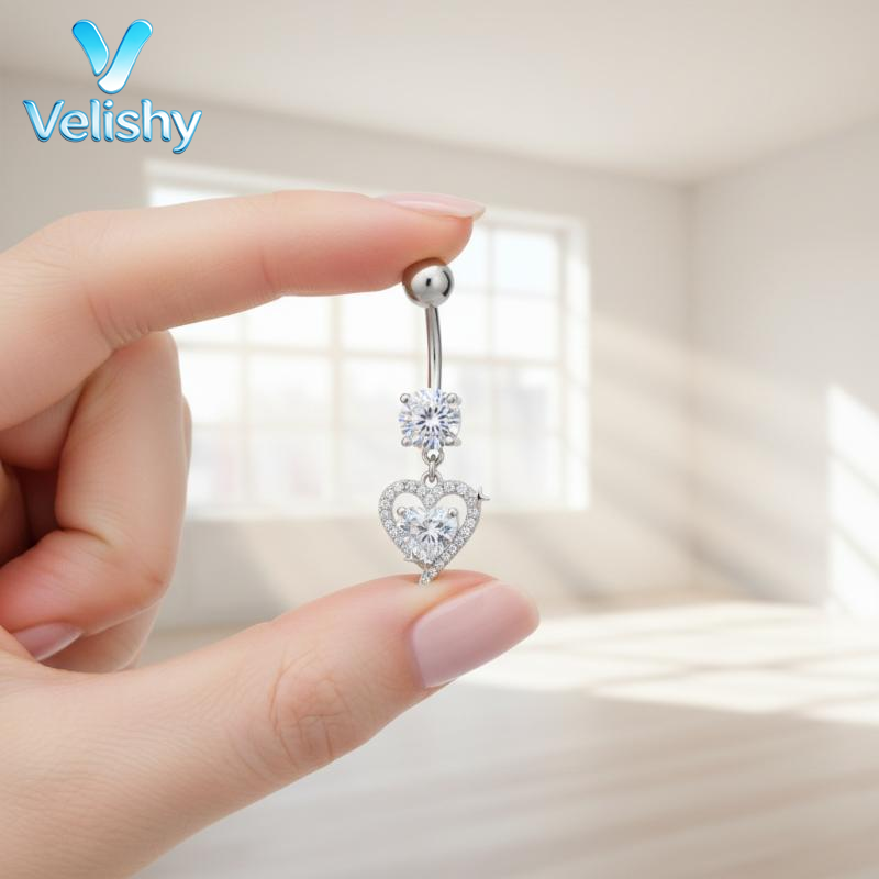 Surgical Steel Dangle Belly Bu - đánh giá và giá Body Jewelry Surgical Steel