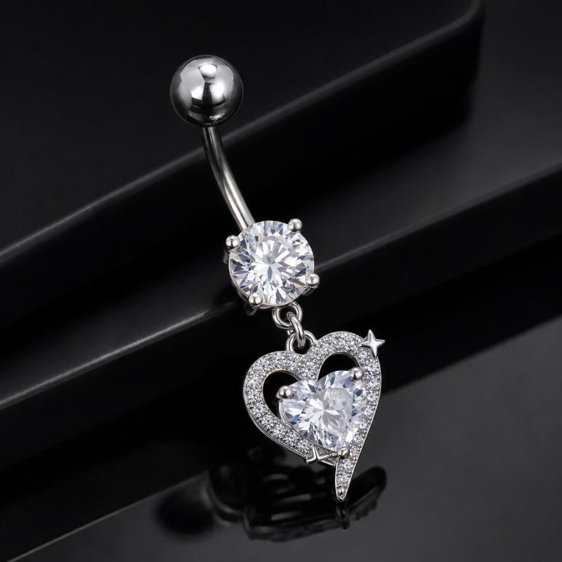 Surgical Steel Dangle Belly Bu - đánh giá và giá Body Jewelry Surgical Steel