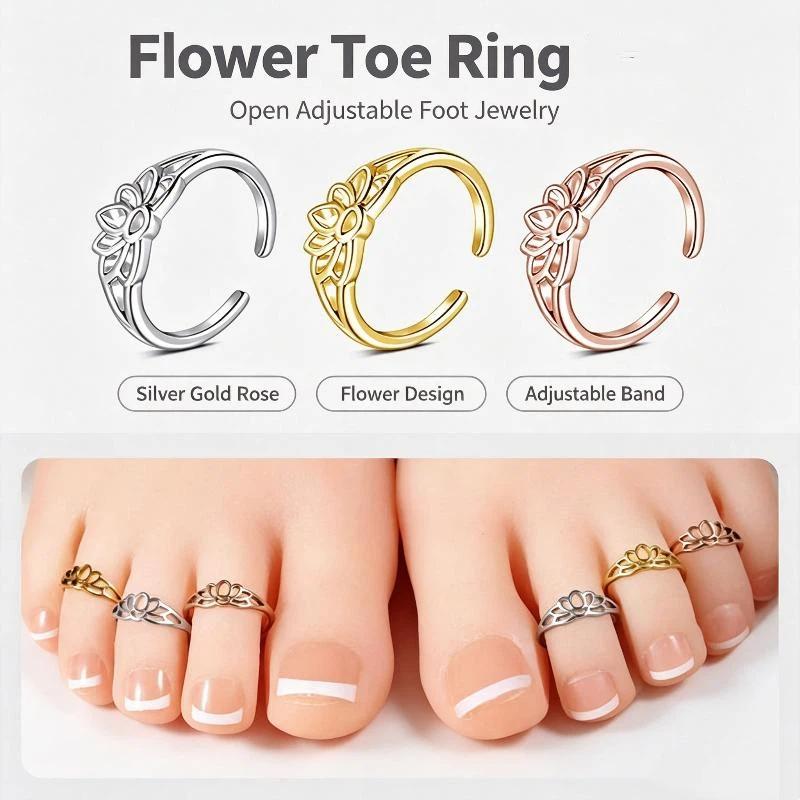 Adjustable Bow Hollow Lotus De - đánh giá và giá Body Jewelry Rings