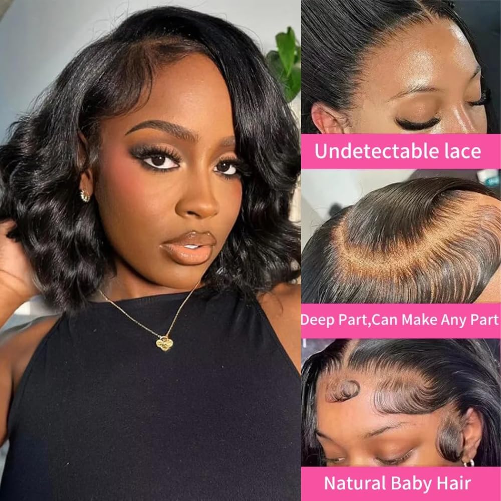 Short Bob Human Hair Body Wave - đánh giá và giá Body Jewelry Underwear