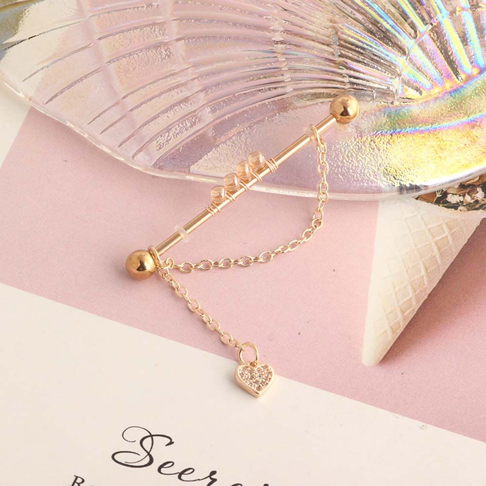 Jewelry Girls Gift Punk Style  - đánh giá và giá Industrial Barbell Long