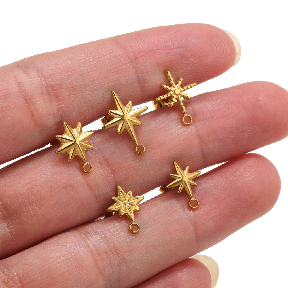 6pcs Stainless Steel Star Earr - đánh giá và giá Body Jewellery