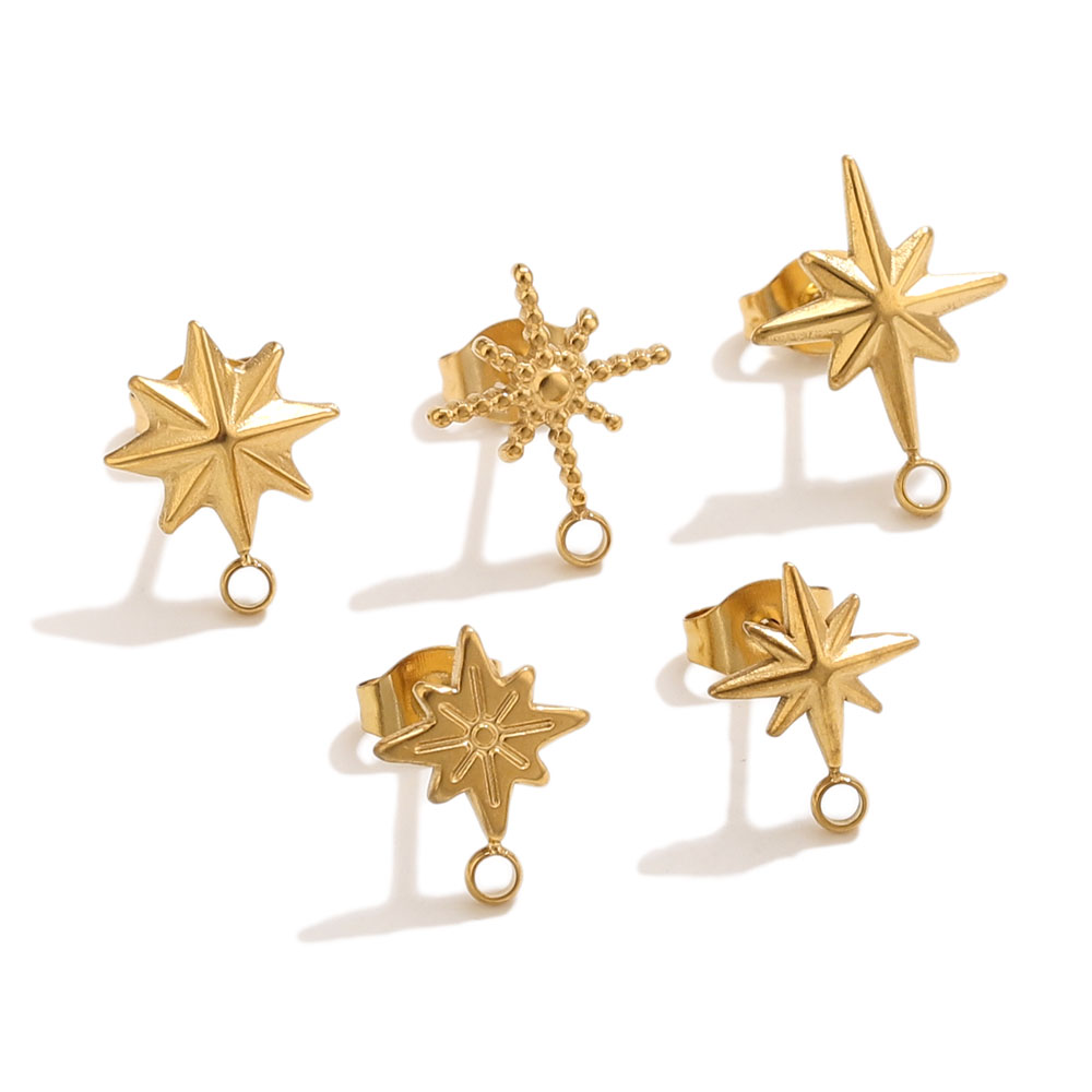 6pcs Stainless Steel Star Earr - đánh giá và giá Body Jewellery