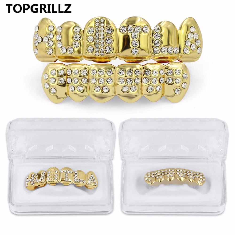 TOPGRILLZ Vàng Màu Sắc Mạ Đá R - đánh giá và giá Body Jewelry Lot