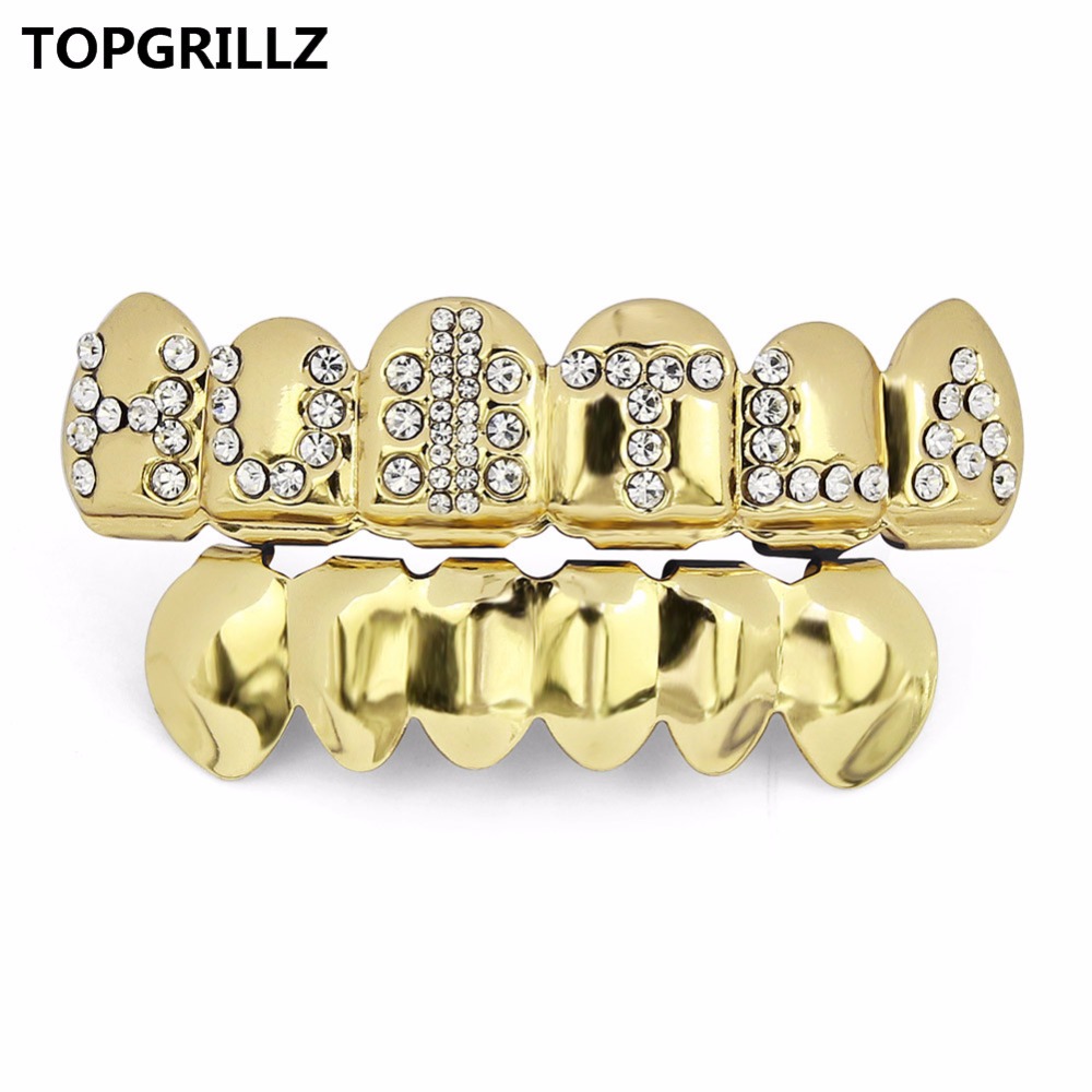 TOPGRILLZ Vàng Màu Sắc Mạ Đá R - đánh giá và giá Body Jewelry Lot