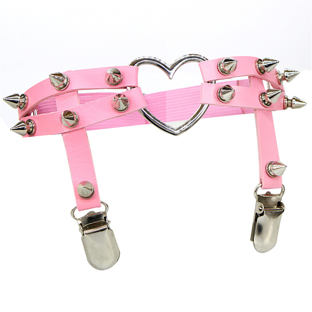 1Pcs Women Punk Goth Heart PU  - đánh giá và giá Body Jewelry Rings