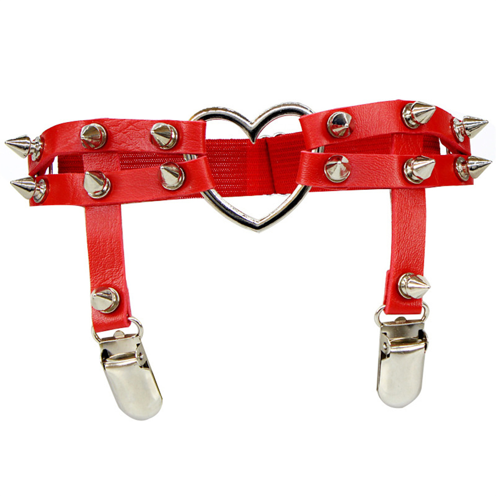 1Pcs Women Punk Goth Heart PU  - đánh giá và giá Body Jewelry Rings