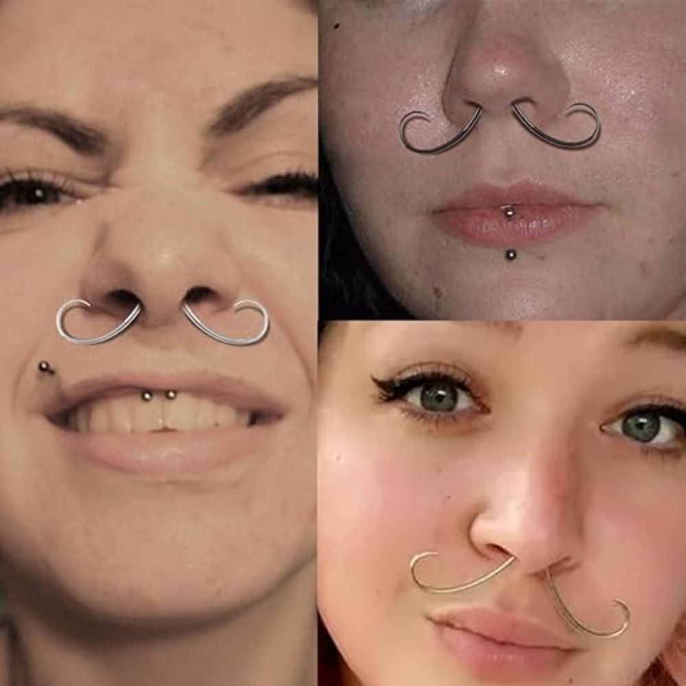 Piercing Jewelry Mustache Sept - đánh giá và giá Body Jewelry Surgical Steel