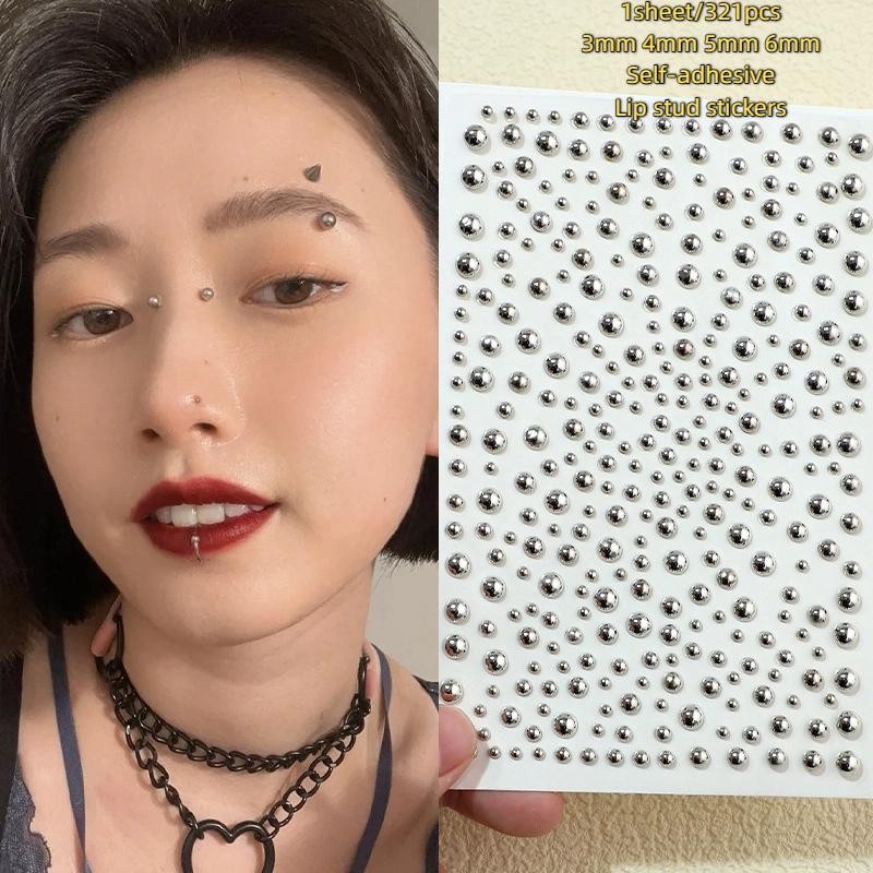 321pcs Non Piercing Lip Studs  - đánh giá và giá Body Jewelry Rings