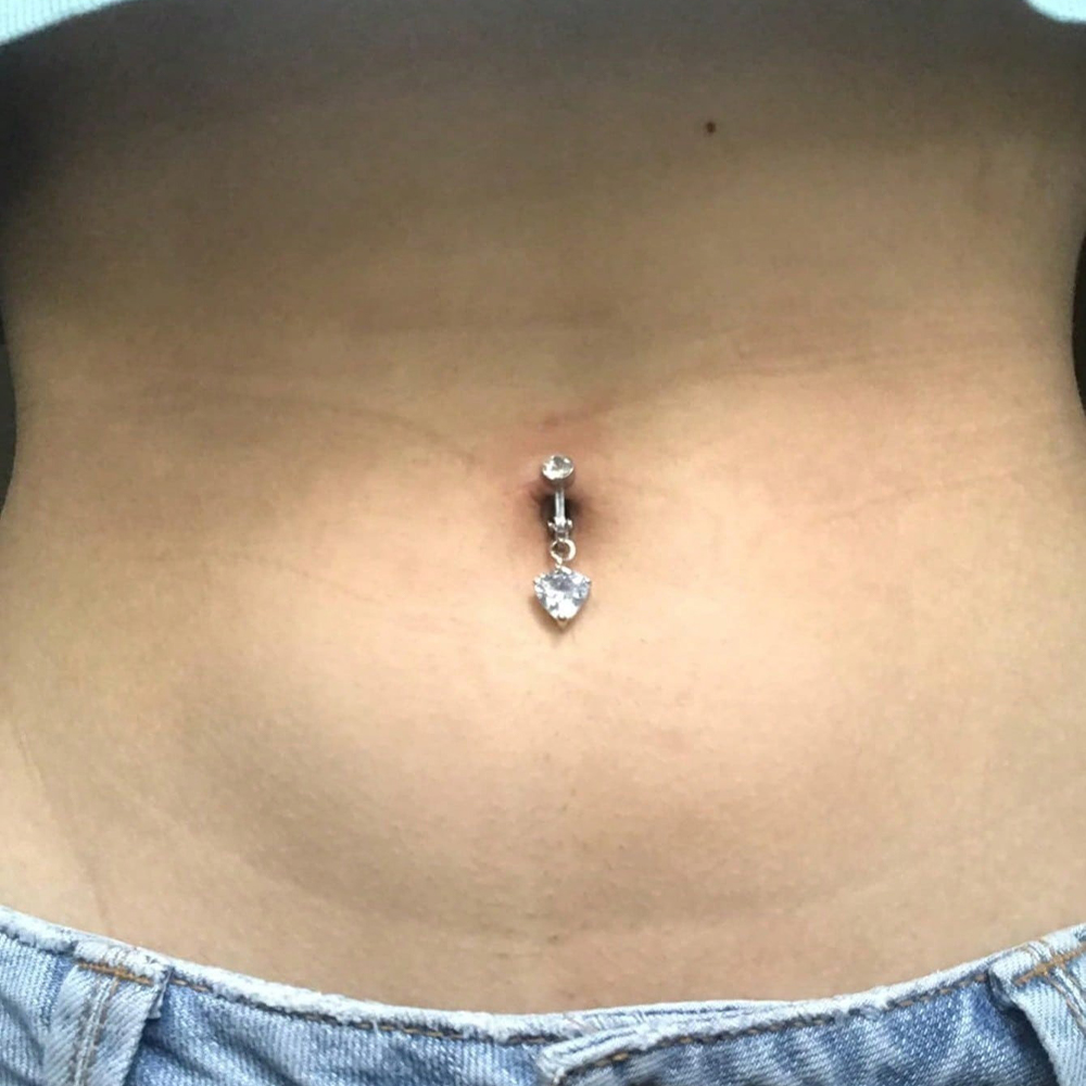 Gold Fake Belly Piercing Cubic - đánh giá và giá Body Jewelry Rings