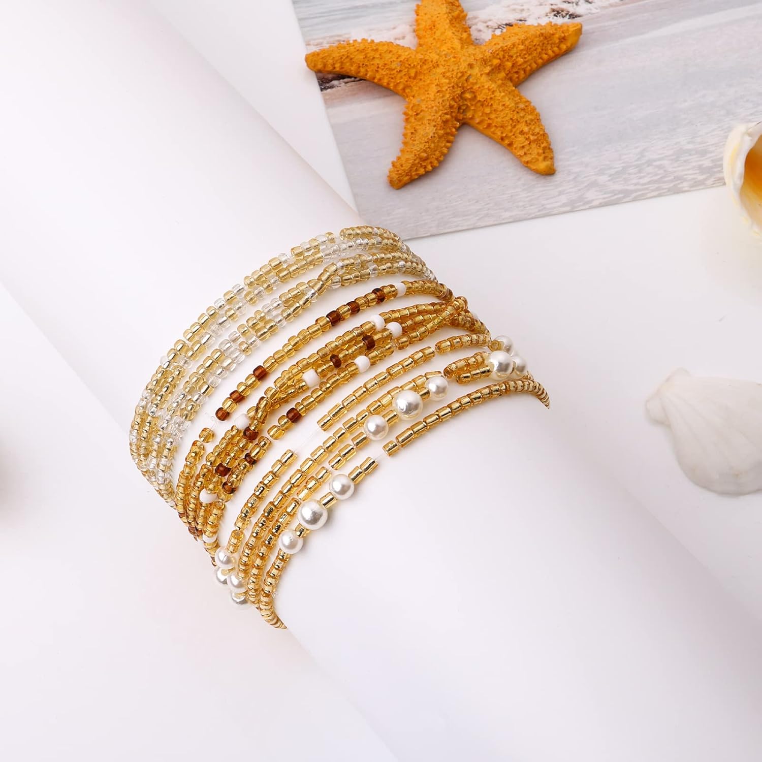 Waist Beads for Women Belly Be - đánh giá và giá Body Jewelry Lot