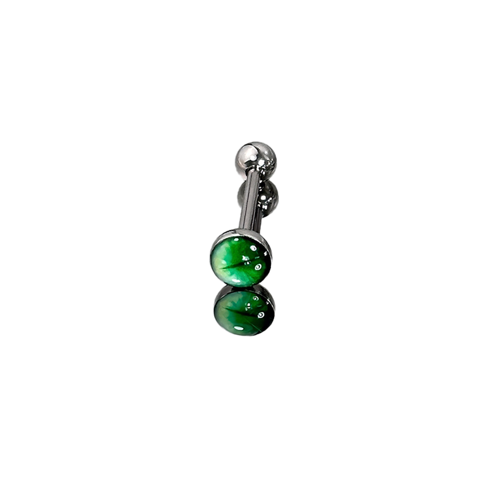 1Pc High-Quality Trendy Green  - đánh giá và giá Body Jewelry Quality
