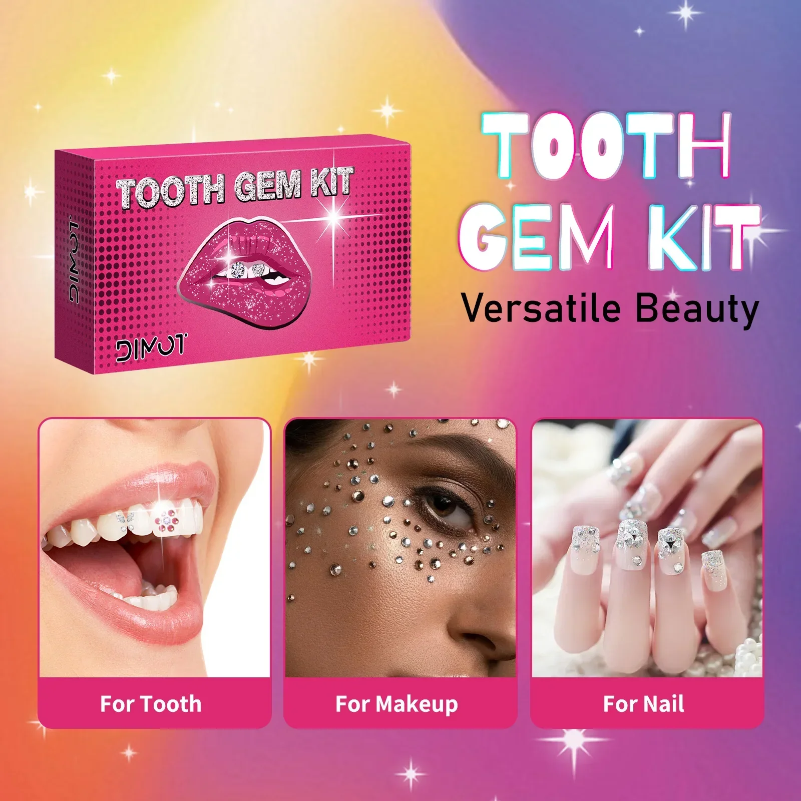 DIY Tooth Gem Kit with Crystal - đánh giá và giá Body Jewellery