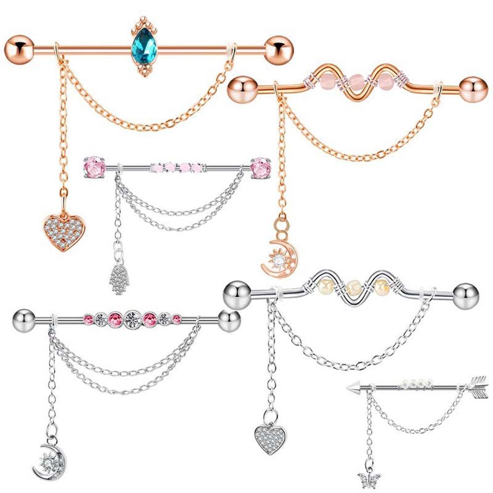 Jewelry Arrow Barbell Heart Pe - đánh giá và giá Industrial Barbell Long