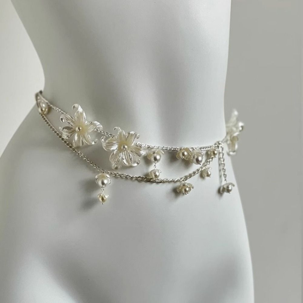 Fashion Elegant Pearl Waist Ch - đánh giá và giá Body Jewelry Outfit