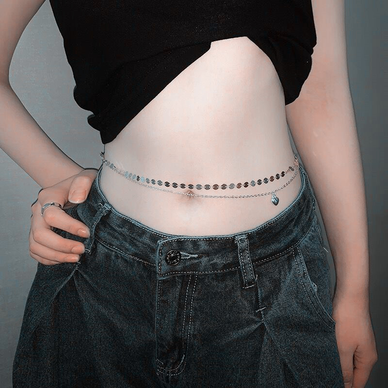 Fashion Simple Double Layer Be - đánh giá và giá Body Jewelry Outfit