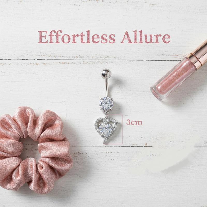 1Pcs Exquisite Dangle Belly Bu - đánh giá và giá Body Jewelry Surgical Steel